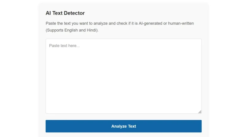 AI Detector: Free Online Tool to Identify AI-Generated Text