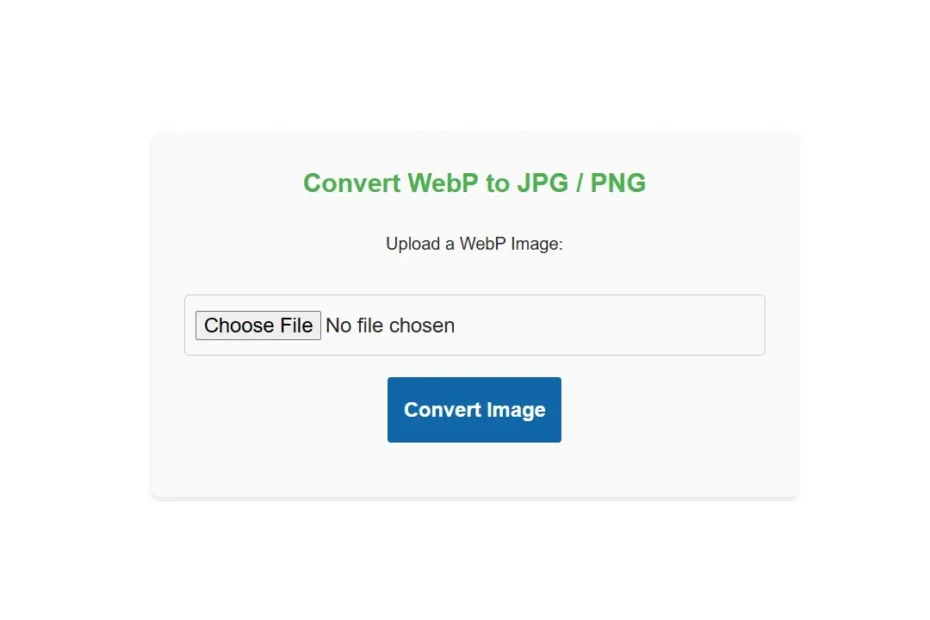 Convert WebP to JPG or Convert WebP to PNG