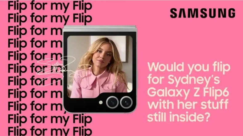 Samsung Galaxy and Sydney Sweeney