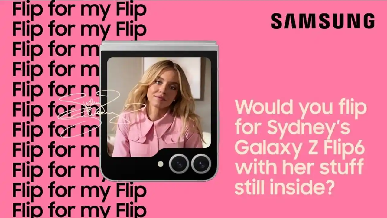 Samsung Galaxy and Sydney Sweeney